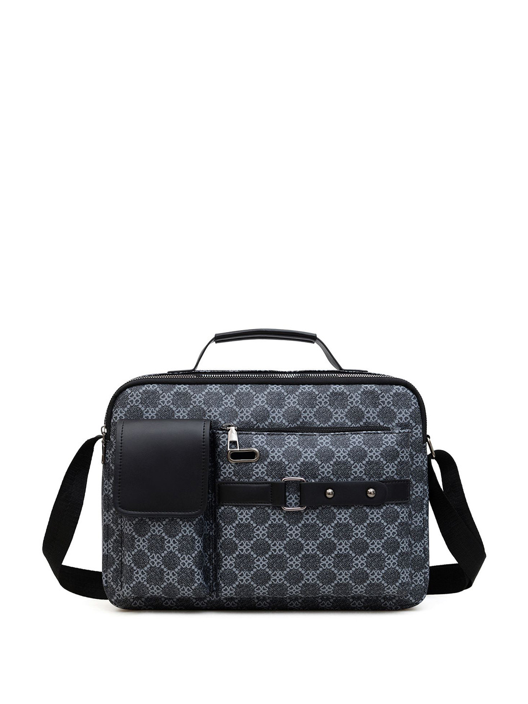 Mast & Harbour Women Geometric Contrast Detail Backpack