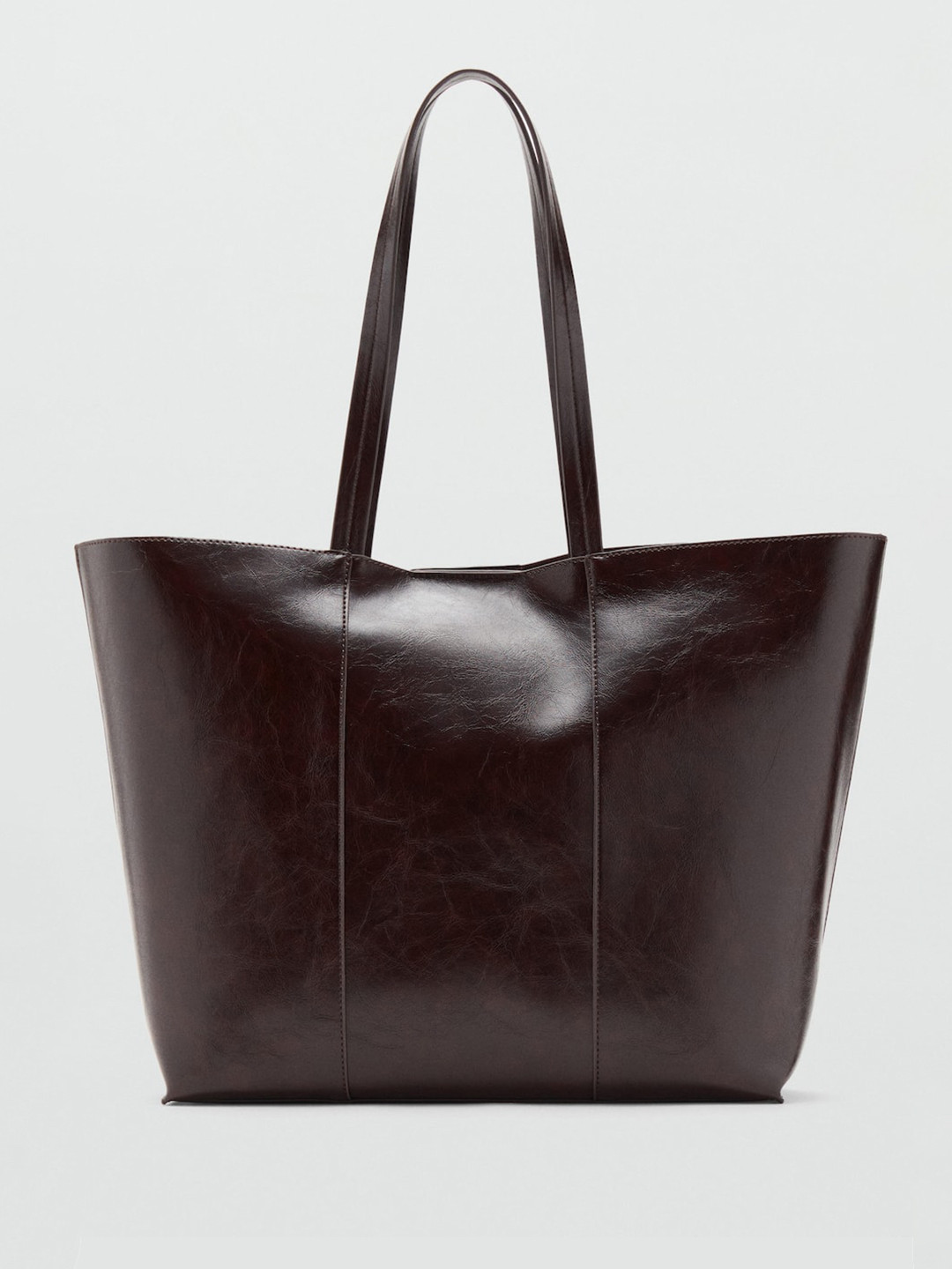 MANGO Structured Tote Bag