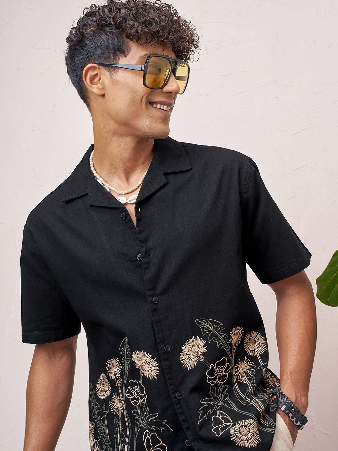 HIGHLANDER Men Floral Printed Casual Shirt