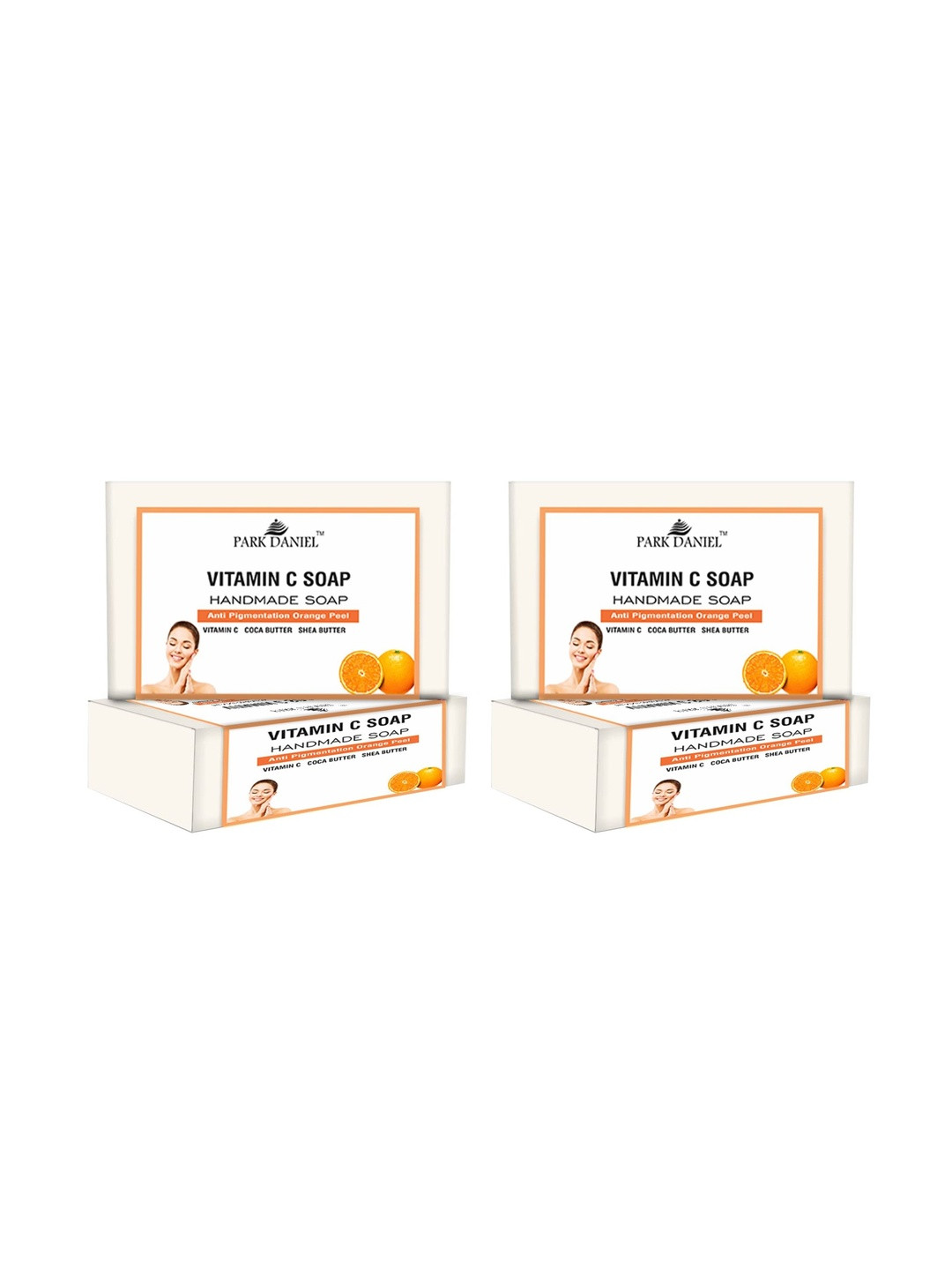 Park Daniel Set Of 2 Vitamin C Handmade Soap With Shea Butter - 100 g Each