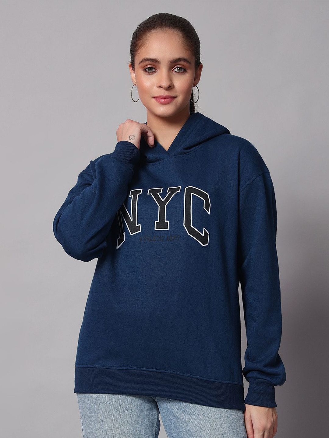 7 ISLANDS Women Printed Hooded Sweatshirt
