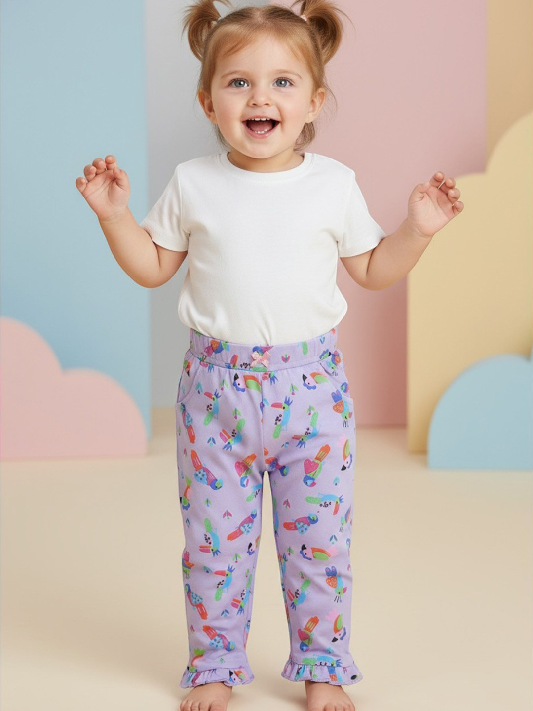 Bontots Infant Girls Organic Cotton Pyjama