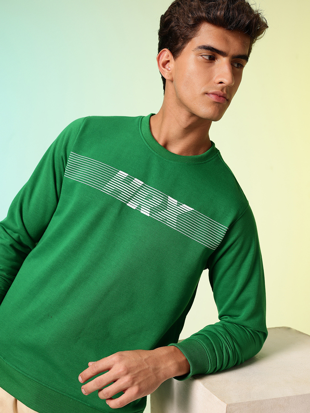 HRX by Hrithik Roshan Brand Logo Printed Sweatshirt