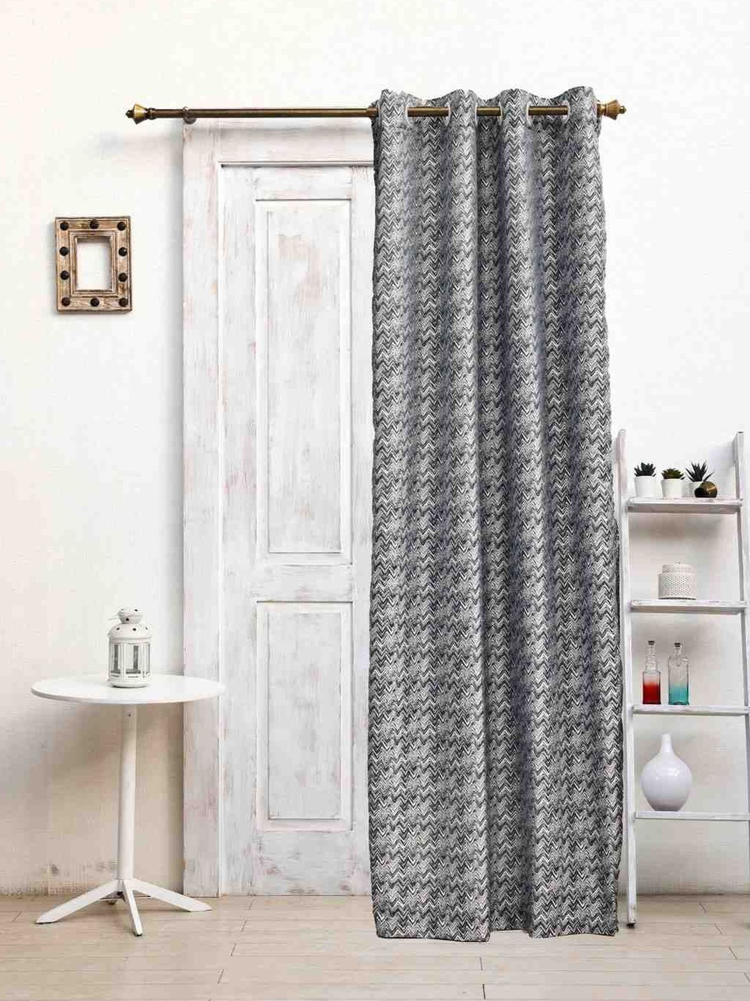 Ariana Grey Door Curtain