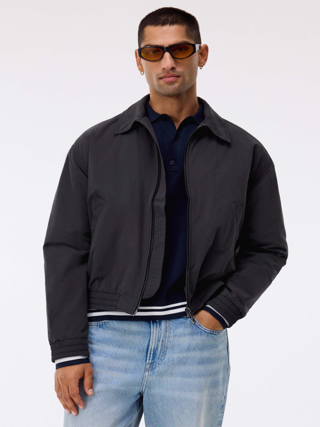 H&M Collared Bomber Jacket