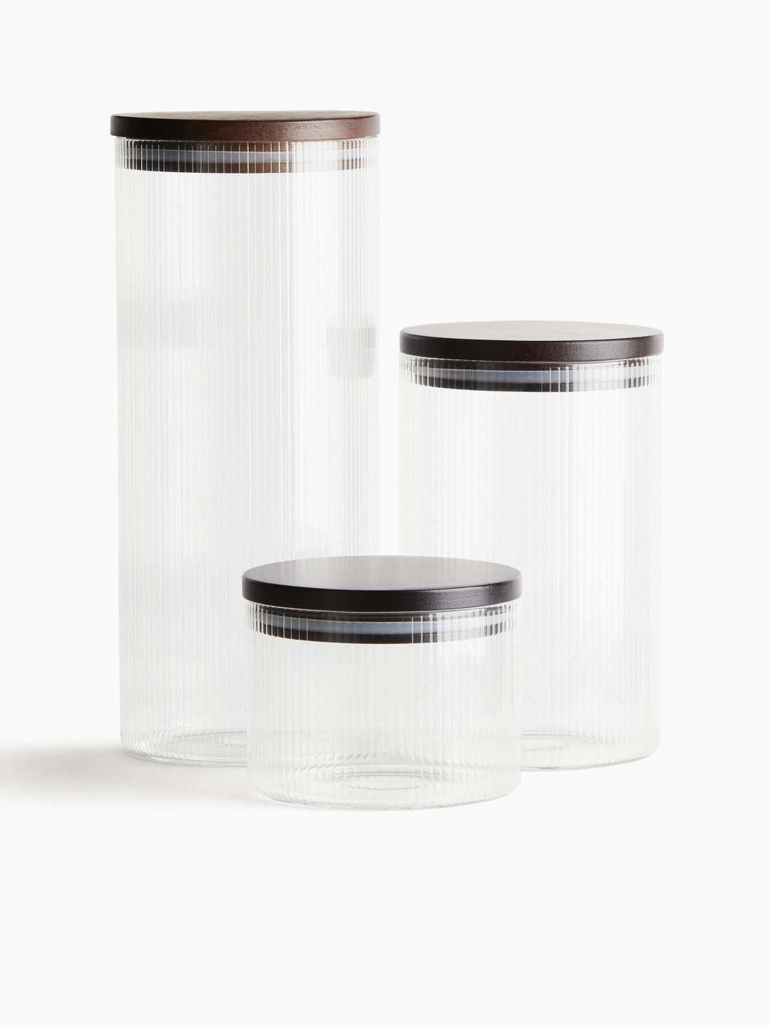 H&M Tall Fluted Glass Jar