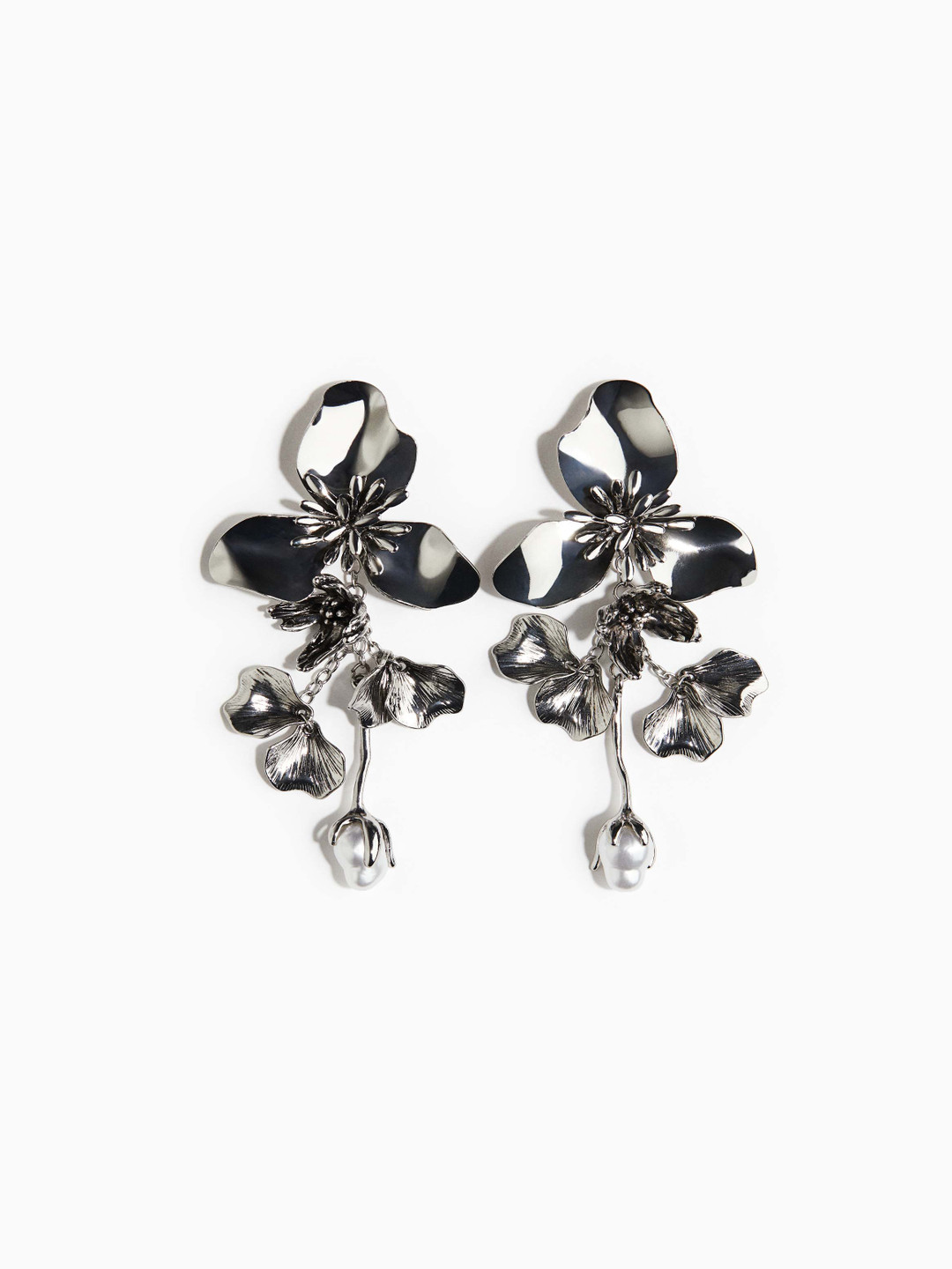 H&M Flower Dangle Earrings