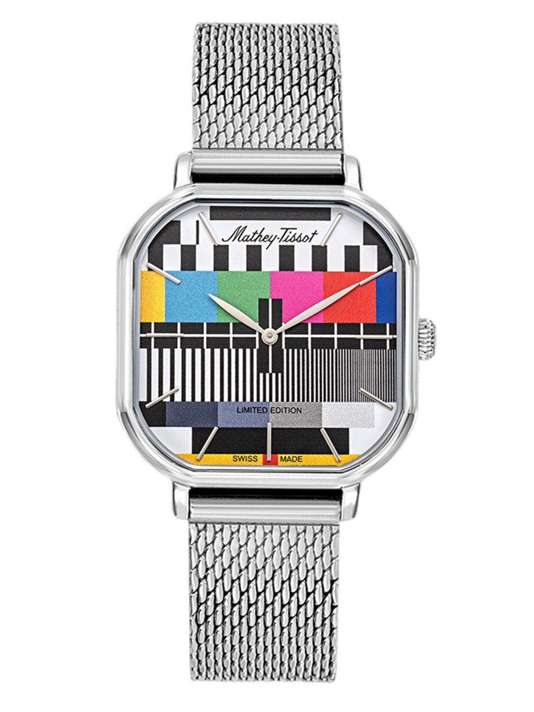 Mathey-Tissot Women Swiss Made Monsoon Square Quartz Dial Watch - D7917TV