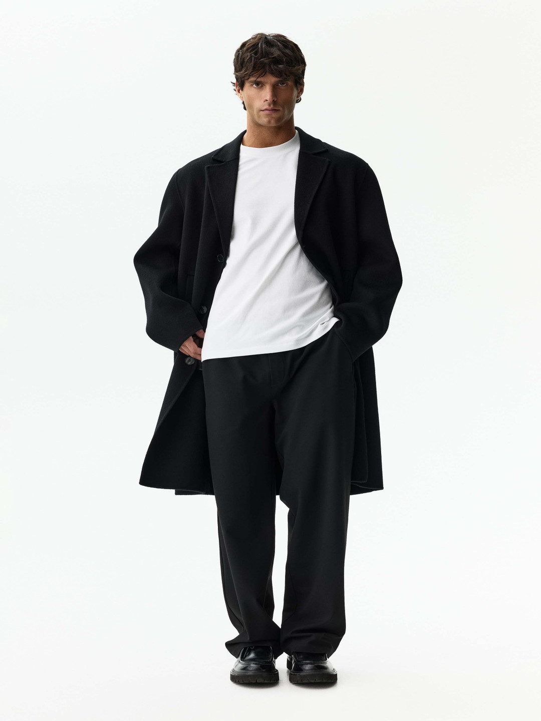 H&M Four-Way Stretch Wide Chinos