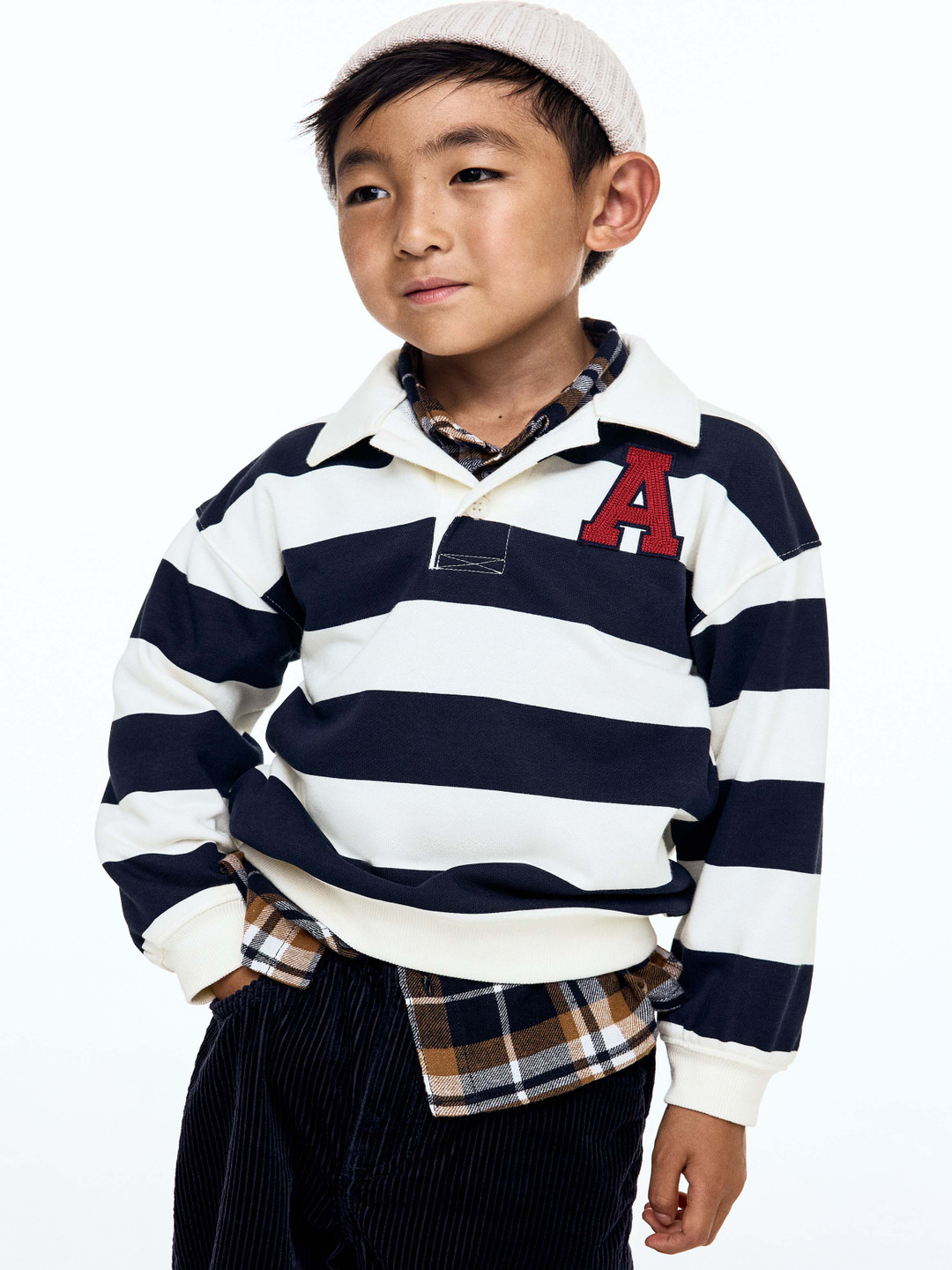 H&M Appliqu-Detail Rugby Shirt