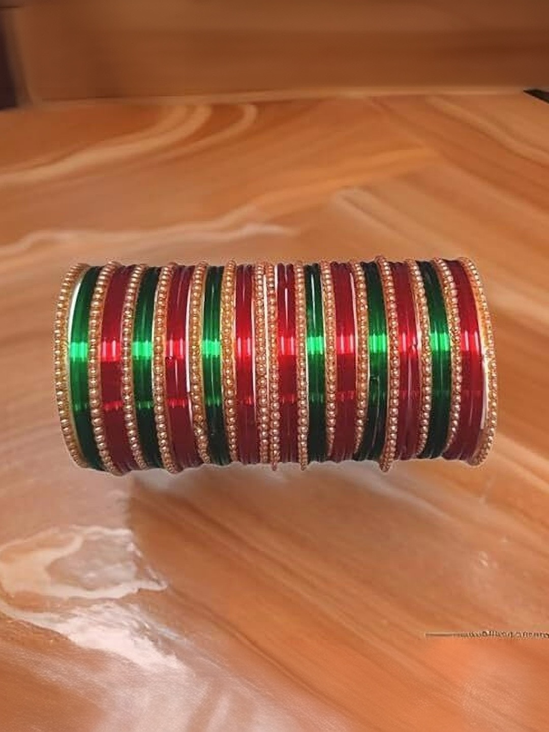 Adiba Fashion Factory Multi Glass Artificial Stones & Beads Bangle