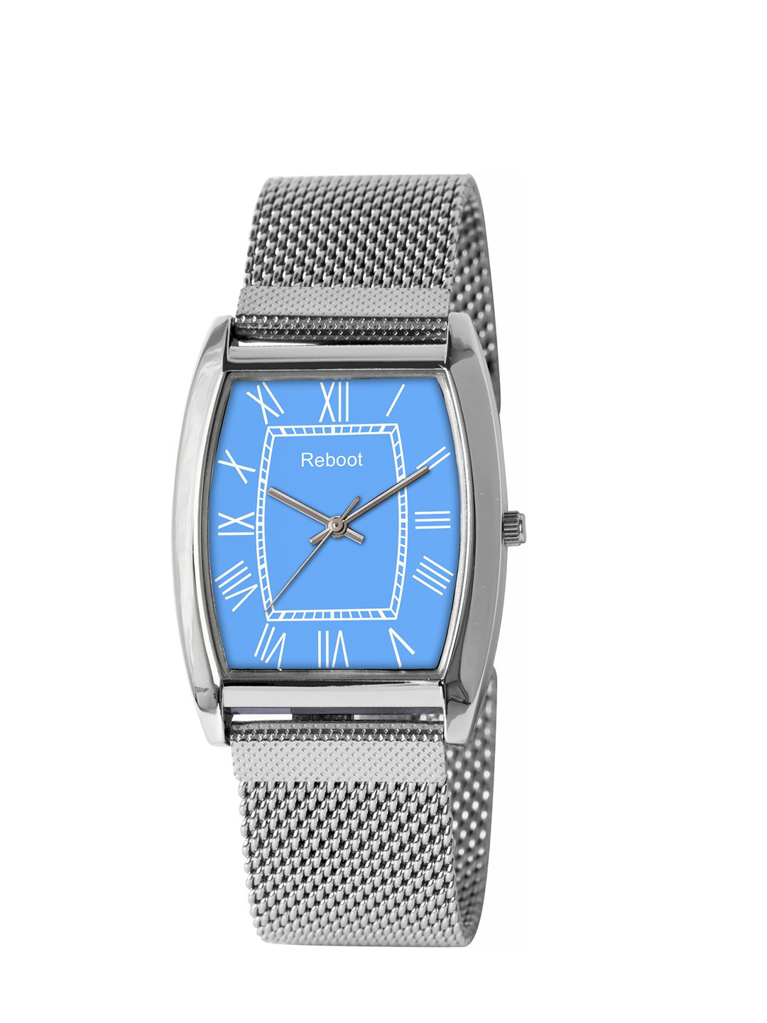 REBOOT Men  Dial & Bracelet Style Straps Analogue Watch sh_New70_152 Chuan White