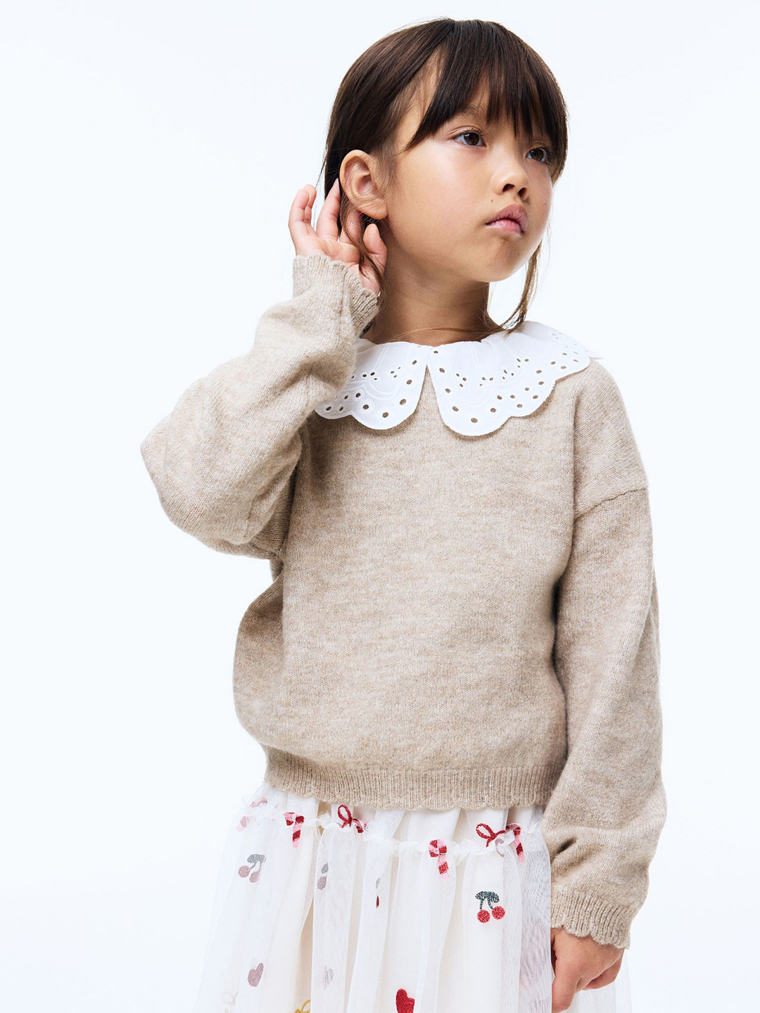 H&M Kids Peter Pan-collared Sweater