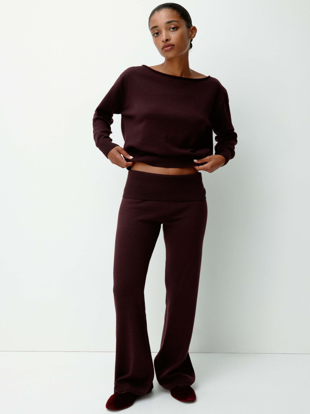 H&M Knitted Yoga Pants