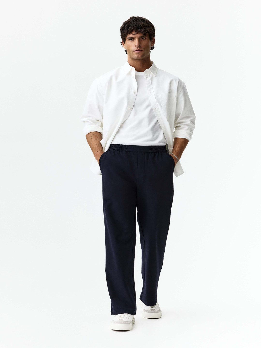 H&M Four-Way Stretch Wide Chinos