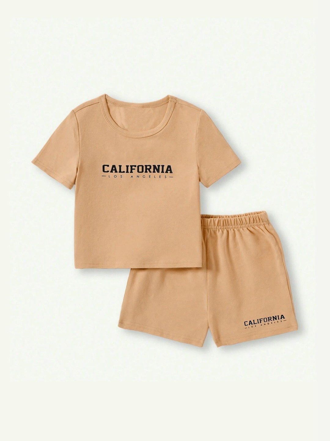 TIOR Boys Printed T-shirt with Shorts
