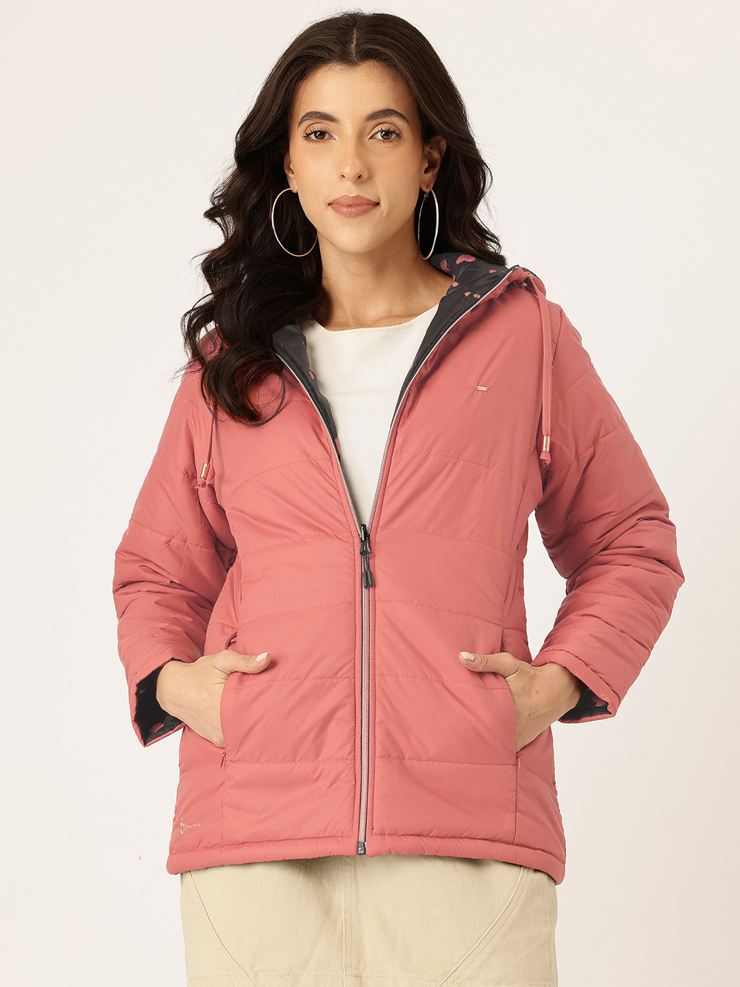 Okane Women Reversible Padded Jacket