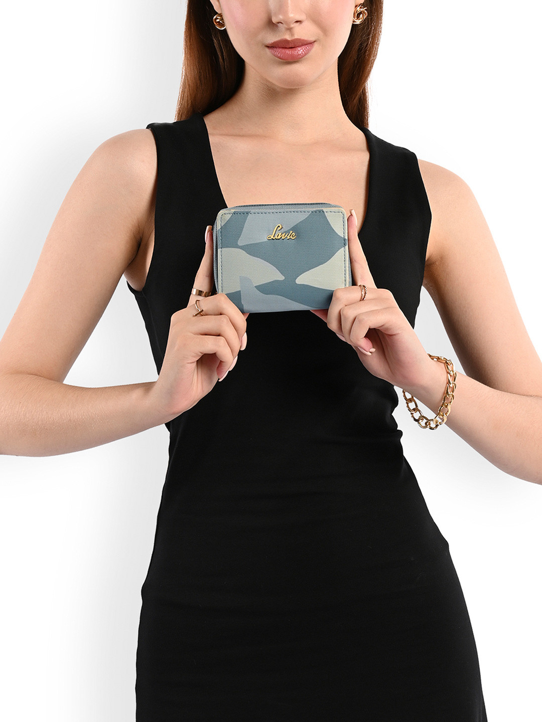 Lavie Macy Women Abstract Printed Zip Around Wallet