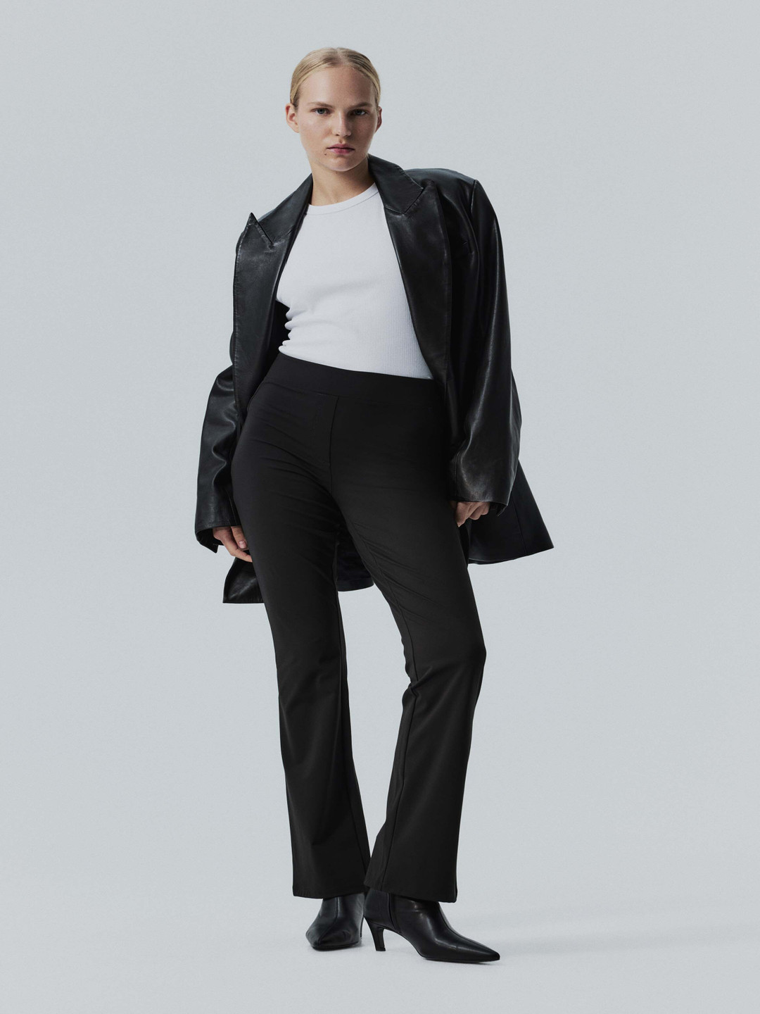 H&M Four-Way Stretch Flared Trousers