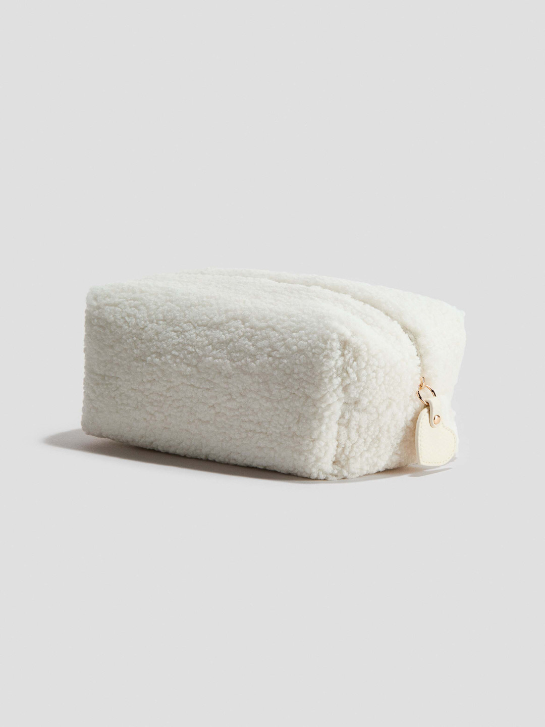 H&M Girls Faux Fur Cotton Wash Pouch Bag