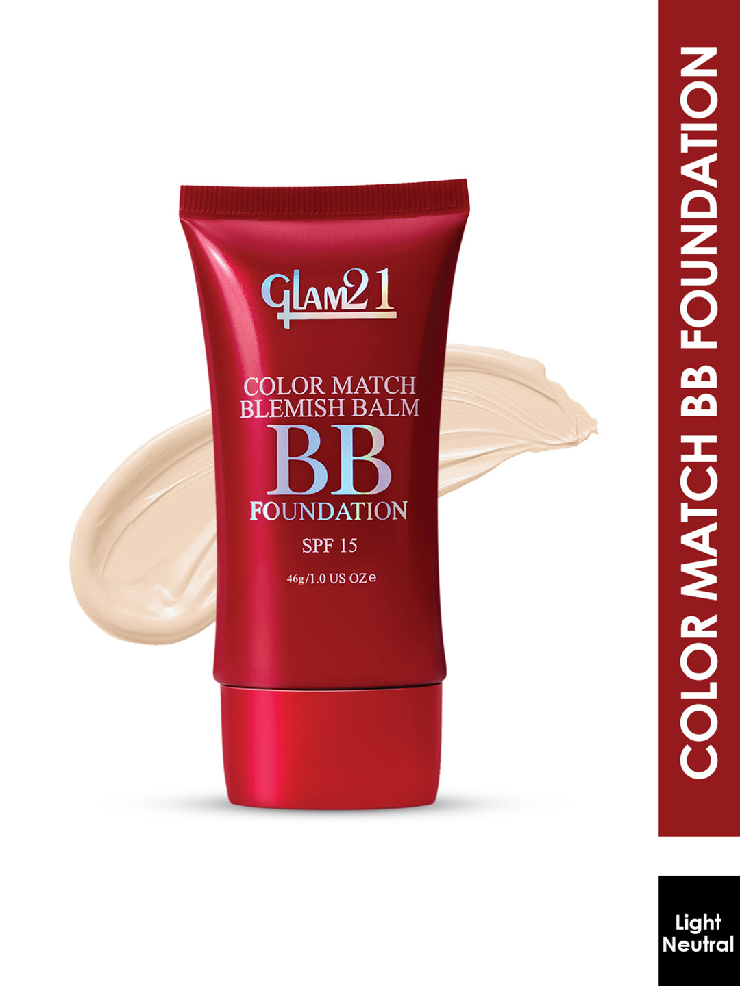 GLAM21 Color Match BB Foundation with SPF15 30 g - Light Natural 01