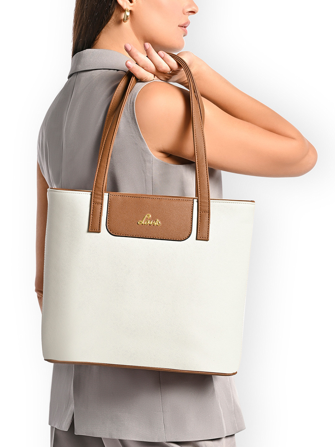 Lavie Women Colourblocked Jossie Tote Bag