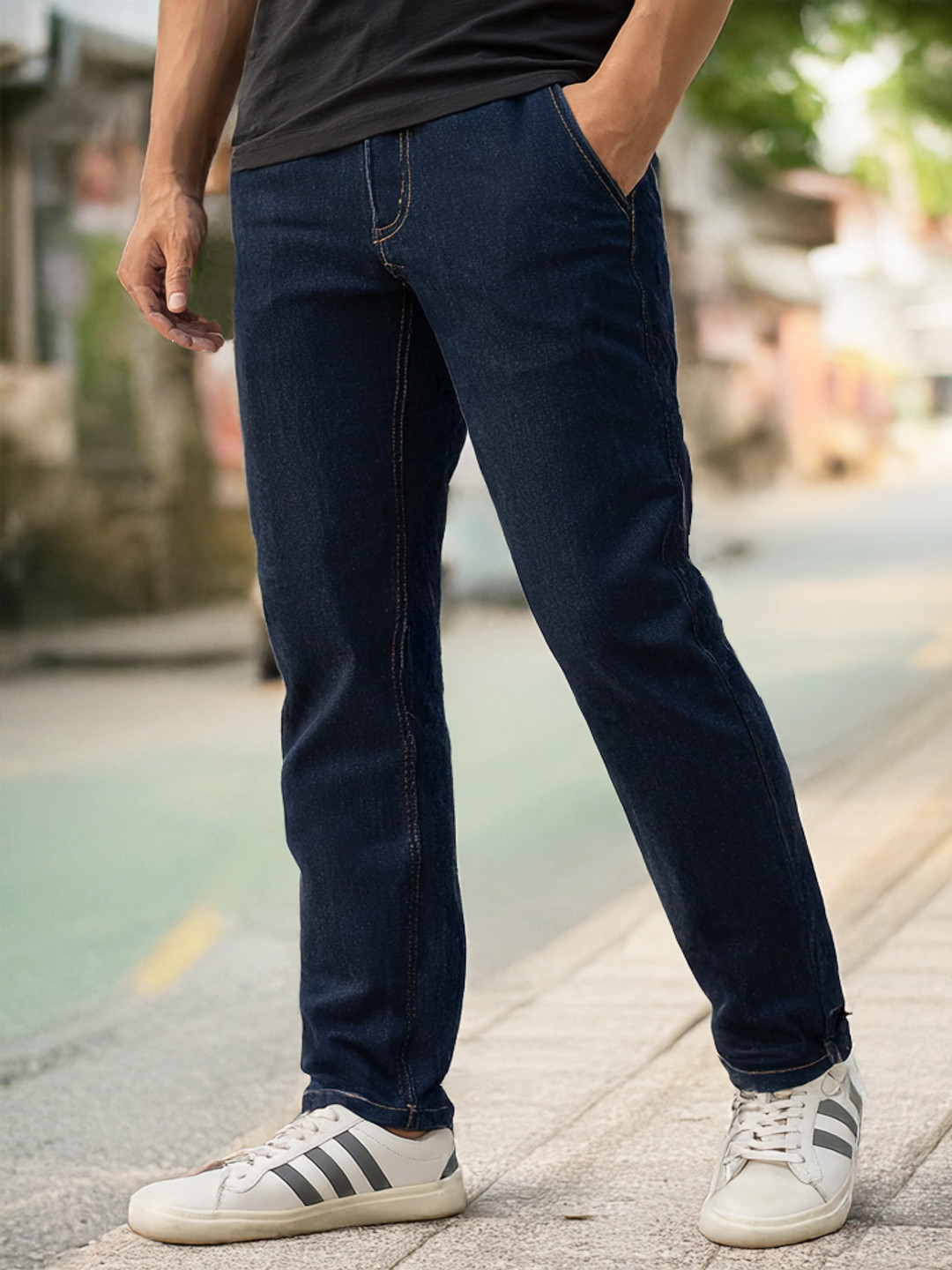 Urbano Fashion Men Blue Slim Fit Stretchable Jeans