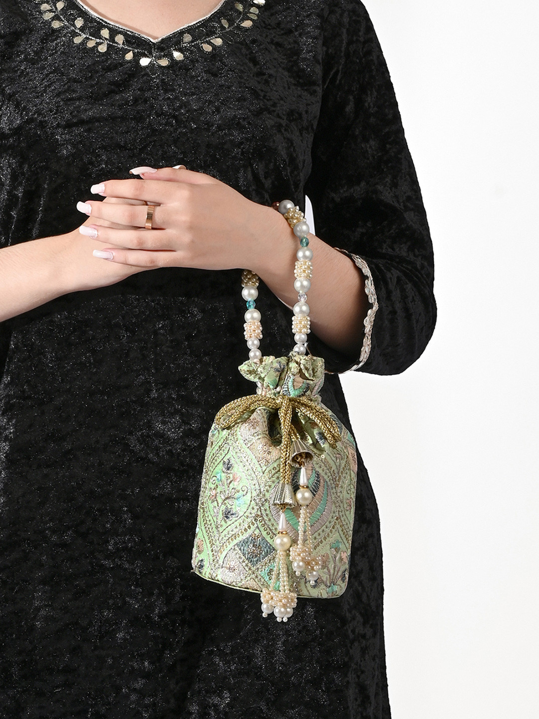 Lavie Printed Sara Potli Clutch