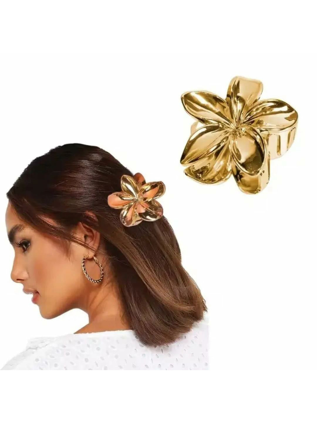 Elecsera Floral Shaped Claw Clip