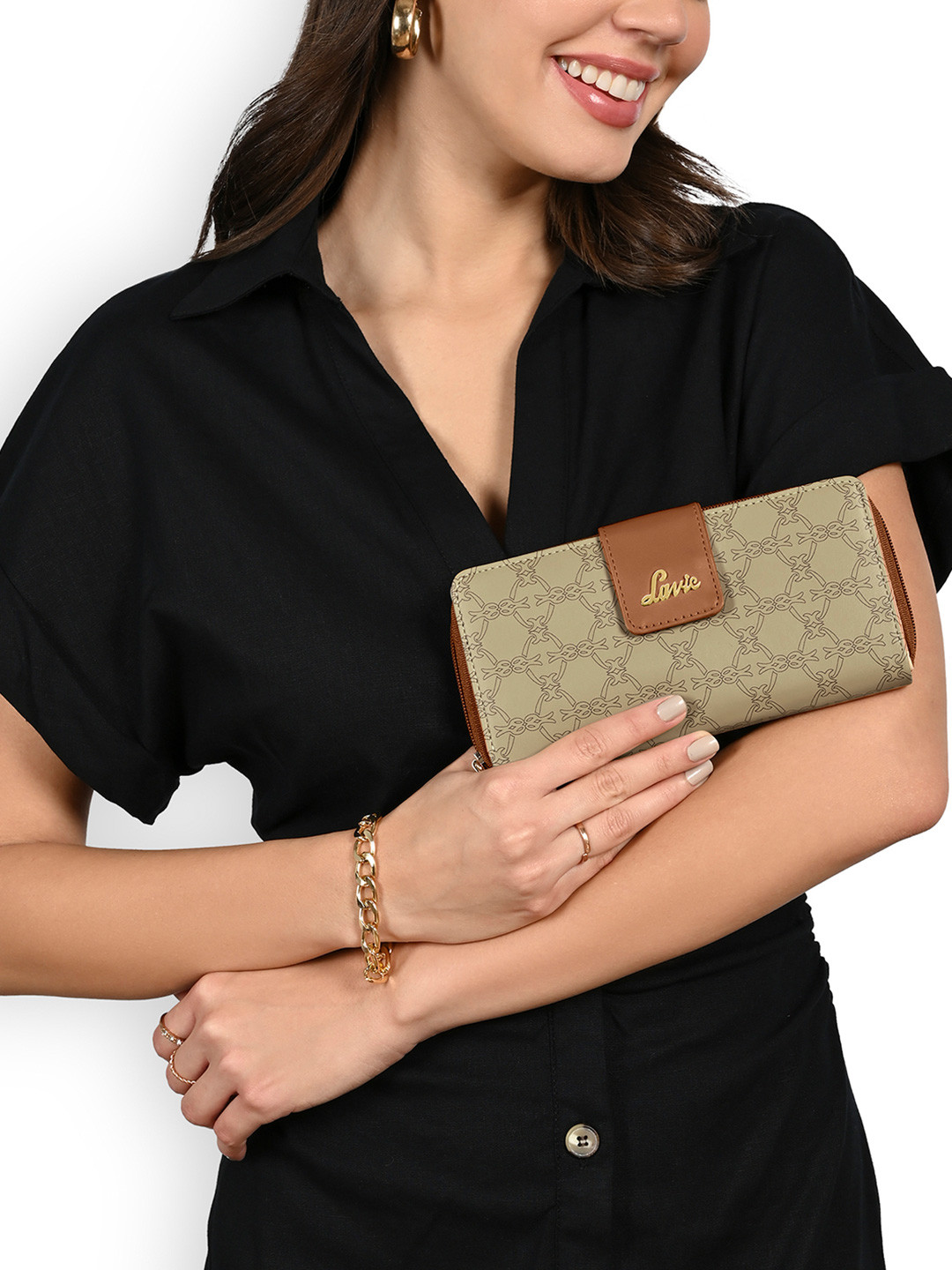 Lavie Mono Mia Women Zip Wallet
