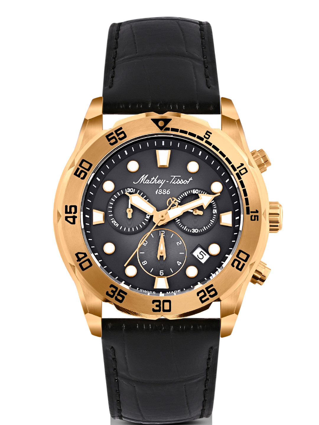 Mathey-Tissot Men Swiss Made Bolton Quartz Dial Watch - H121CHPLN