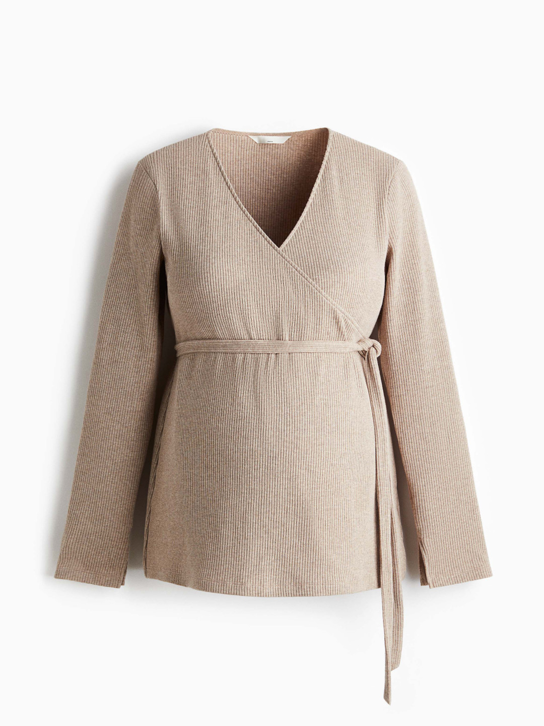 H&M Mama Ribbed Wrap Tops