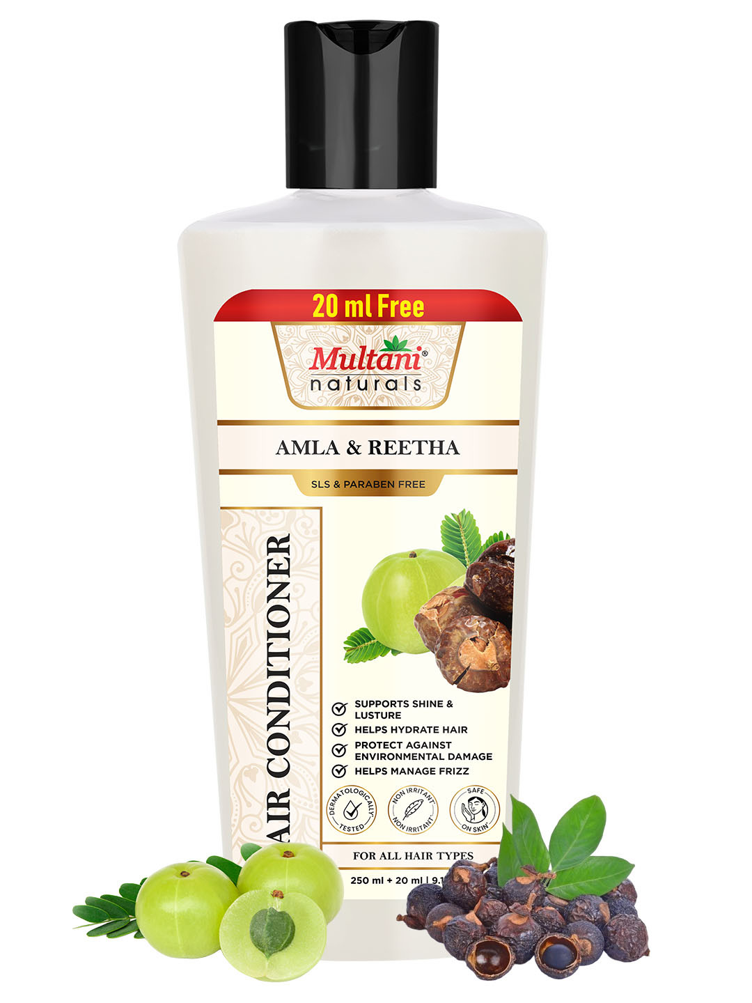 Multani Amla Reetha Hair Conditioner For Nourish, Strengthen & Shine - 250 ml