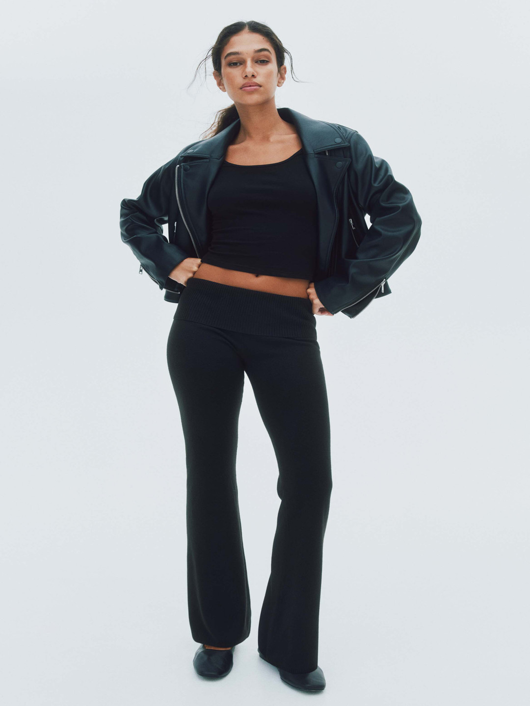 H&M Knitted Yoga Pants