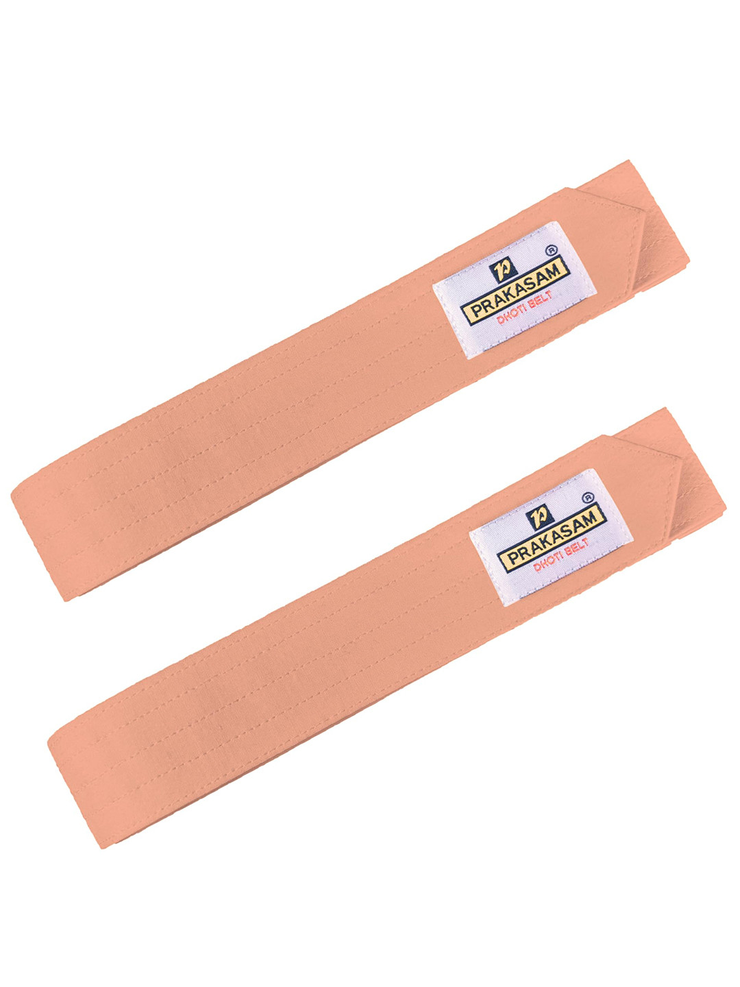 PRAKASAM COTTON Men's Pack Of 2 Welcro Dhoti Belt