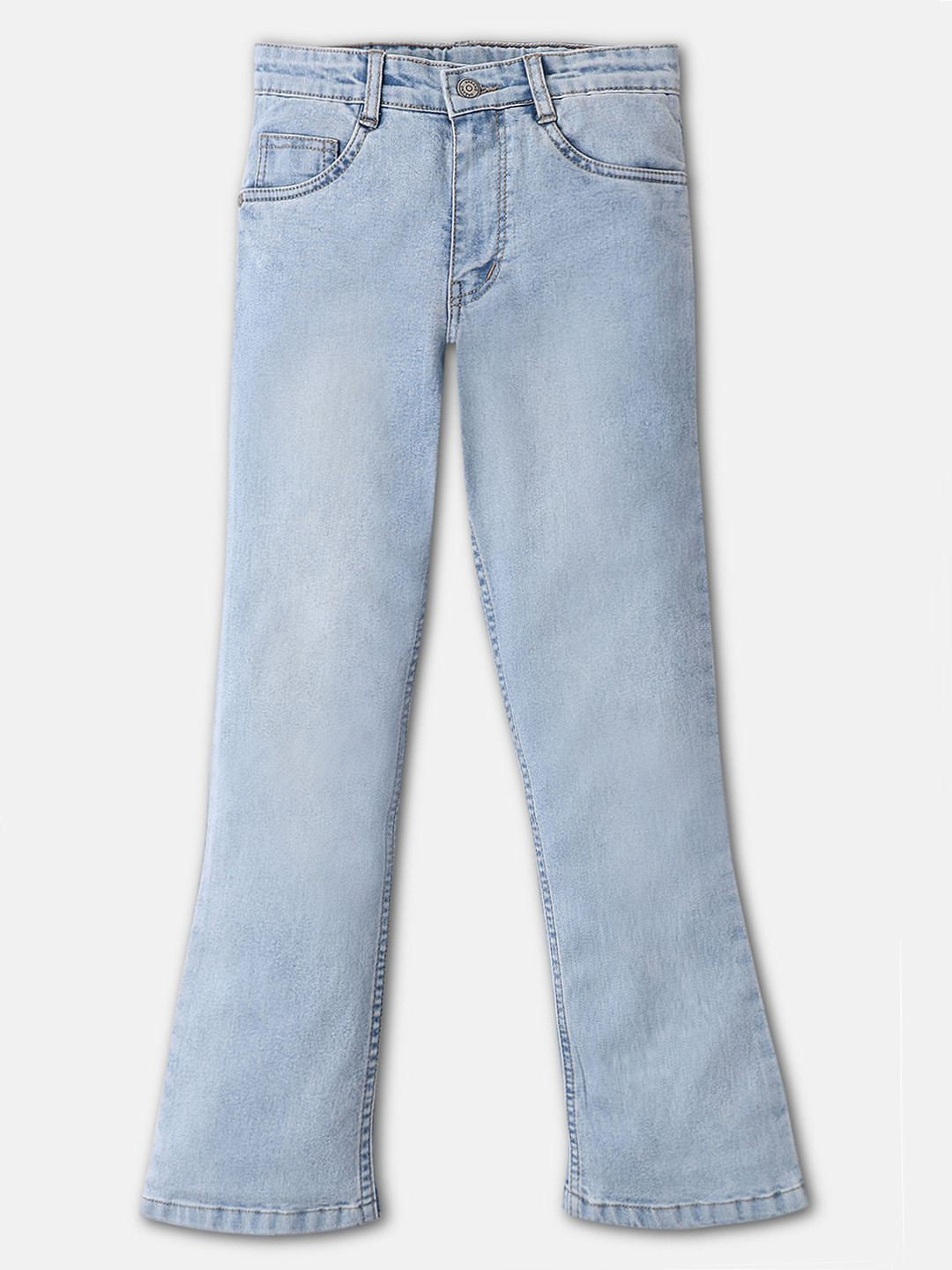 Urbano Juniors Boys Regular Fit Bootcut Stretchable Jeans