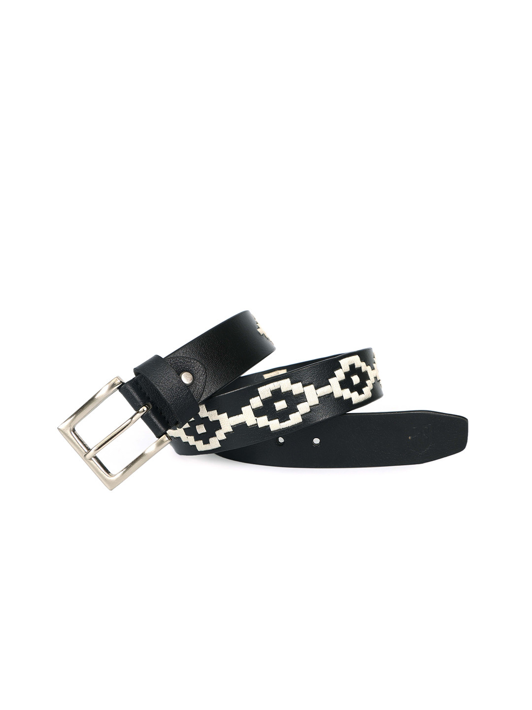 Berbanto Men Embellished Leather Belt