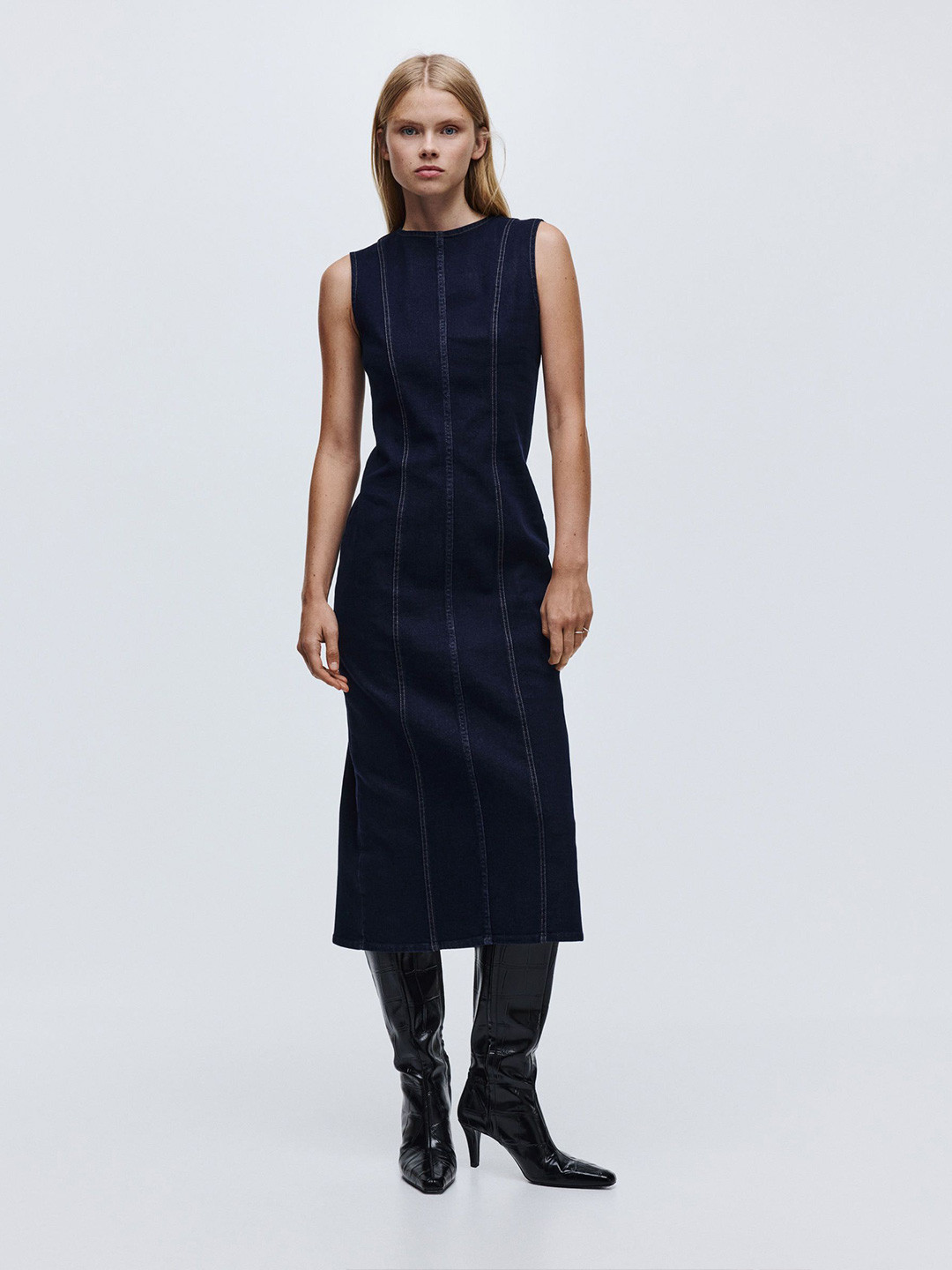 H&M Sleeveless Denim Dress