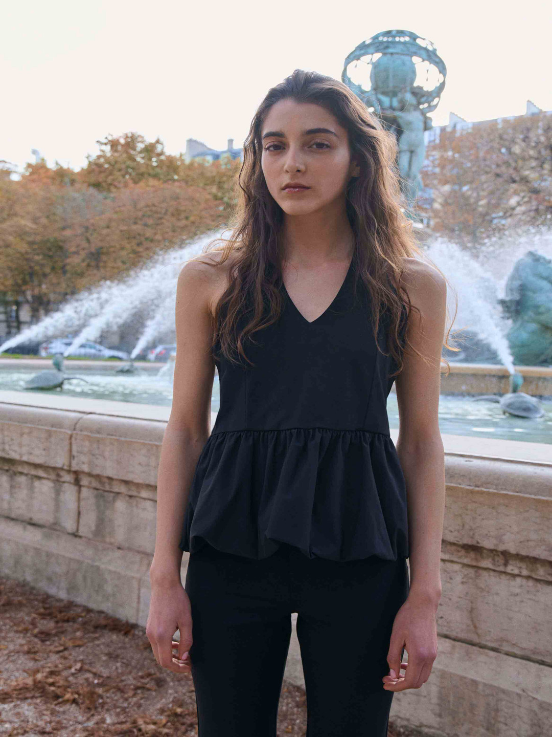 H&M Peplum Halter Neck Top