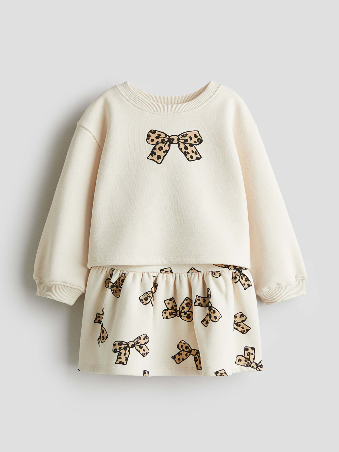H&M 2-Piece Sweatshirt and Skirt Set