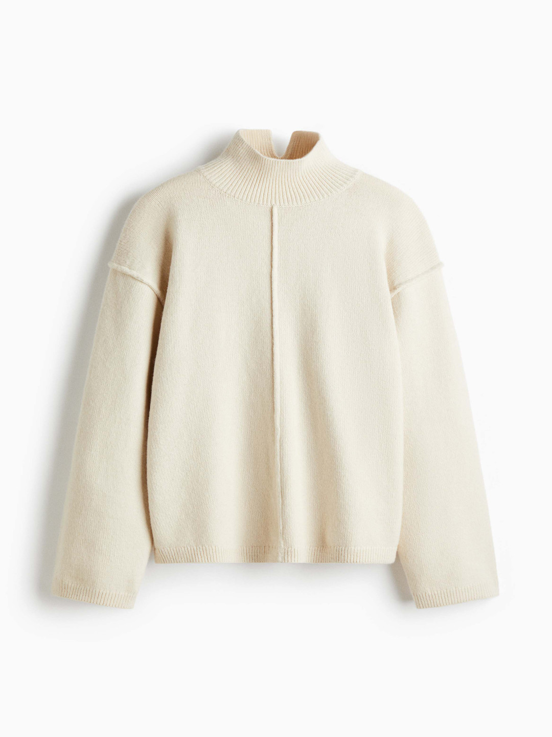 H&M Seam-Detail Turtleneck Jumper