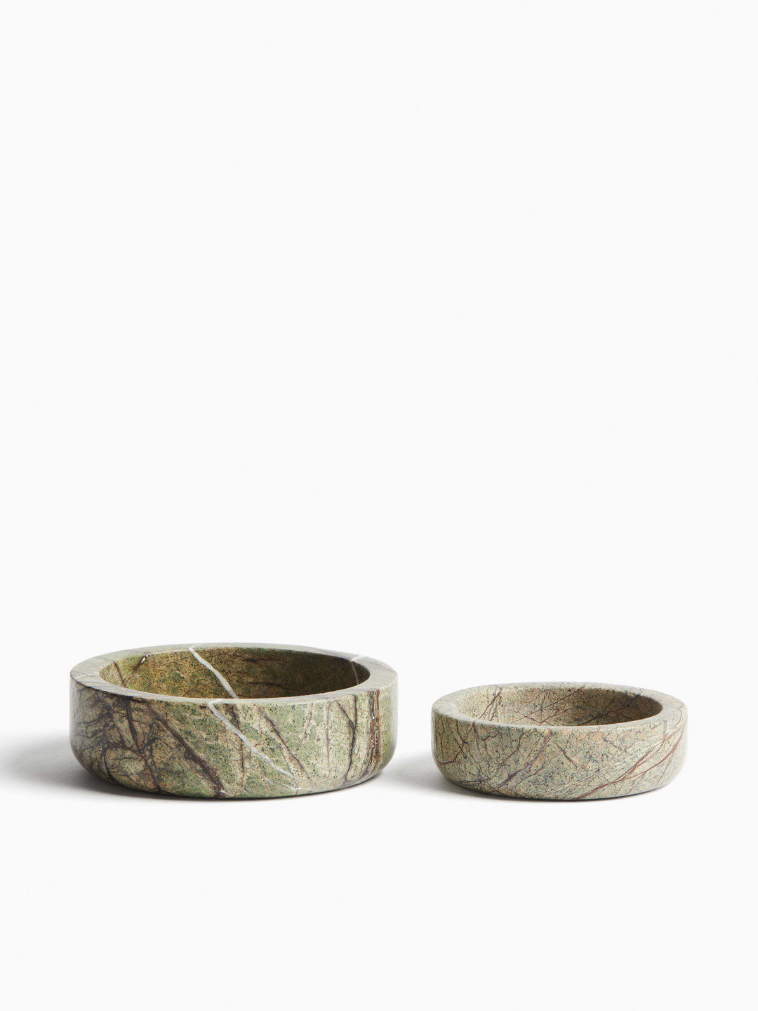 H&M Unisex 2-Pack Matte Finished Marble Bowls