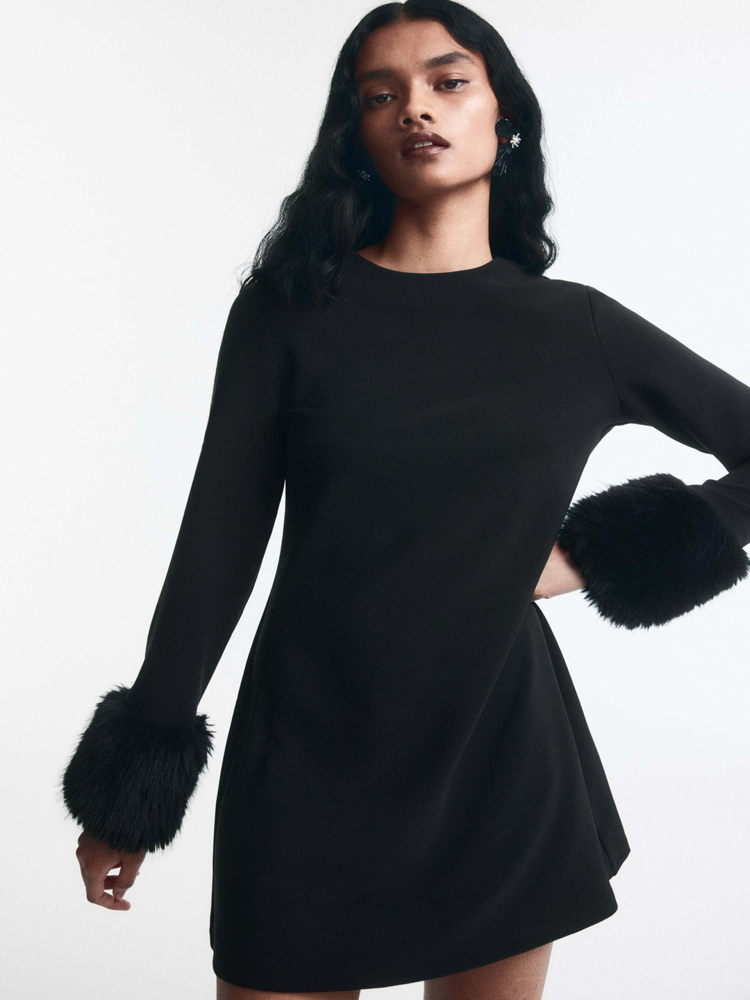 H&M Long-Sleeved Dress