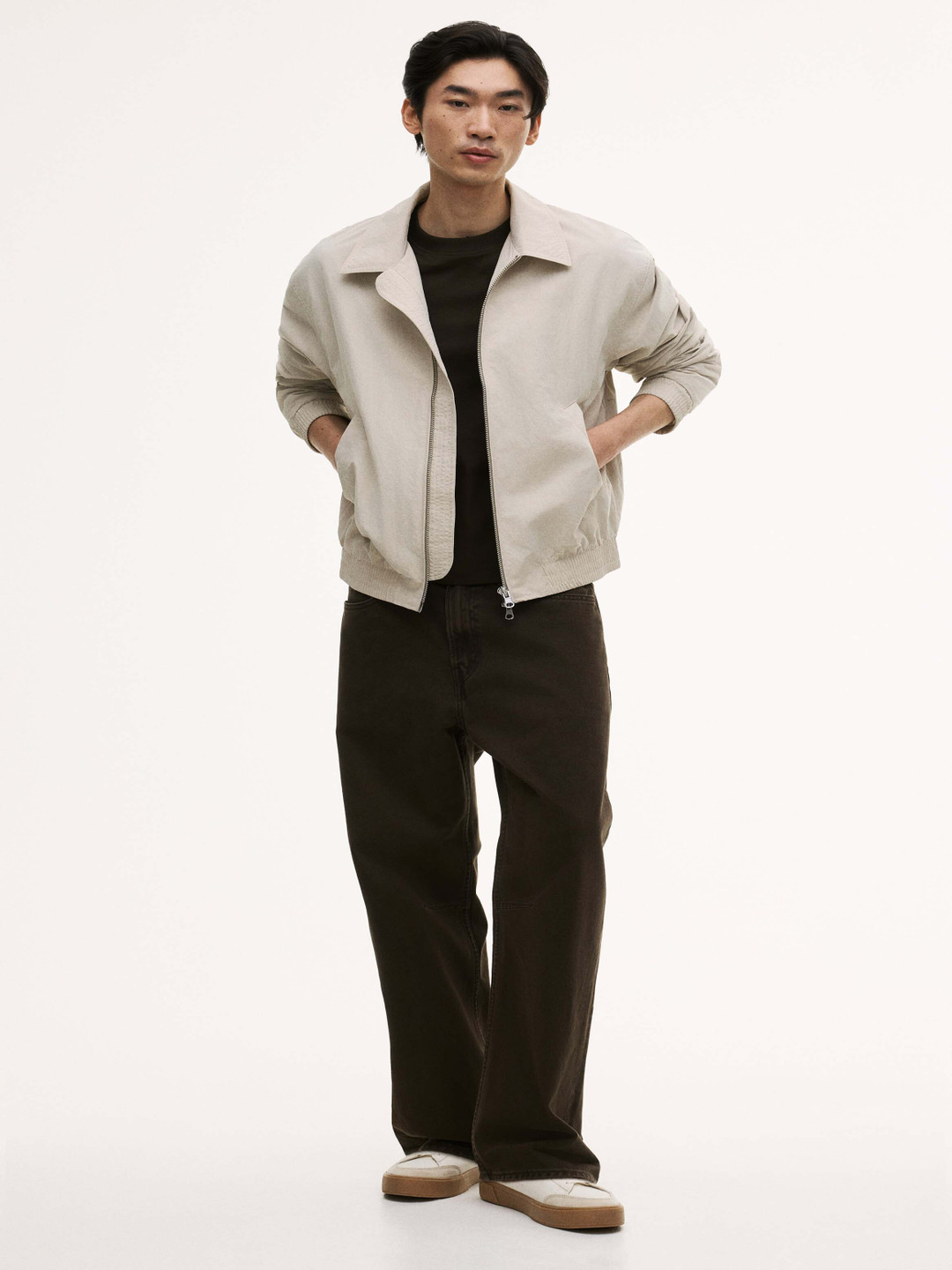 H&M Collared Bomber Jacket