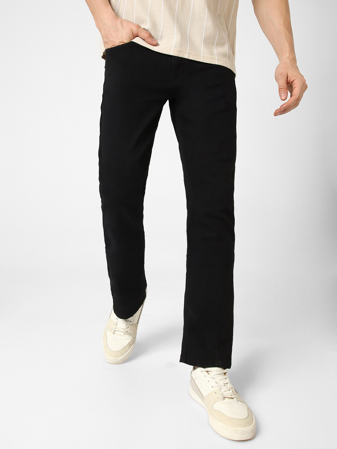 Urbano Fashion Men Mid Rise Stretchable Bootcut Jeans