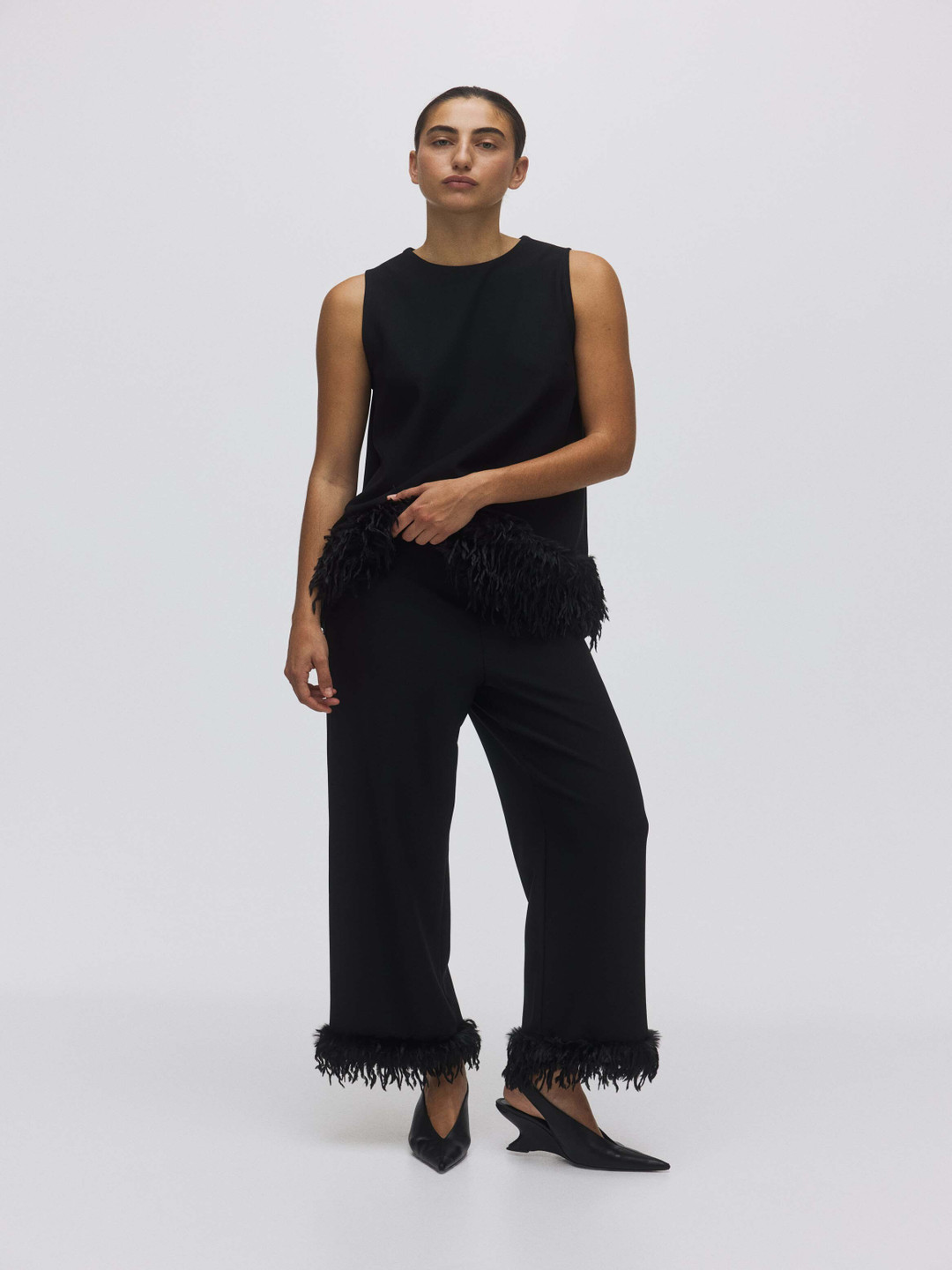 H&M Fringed Trousers