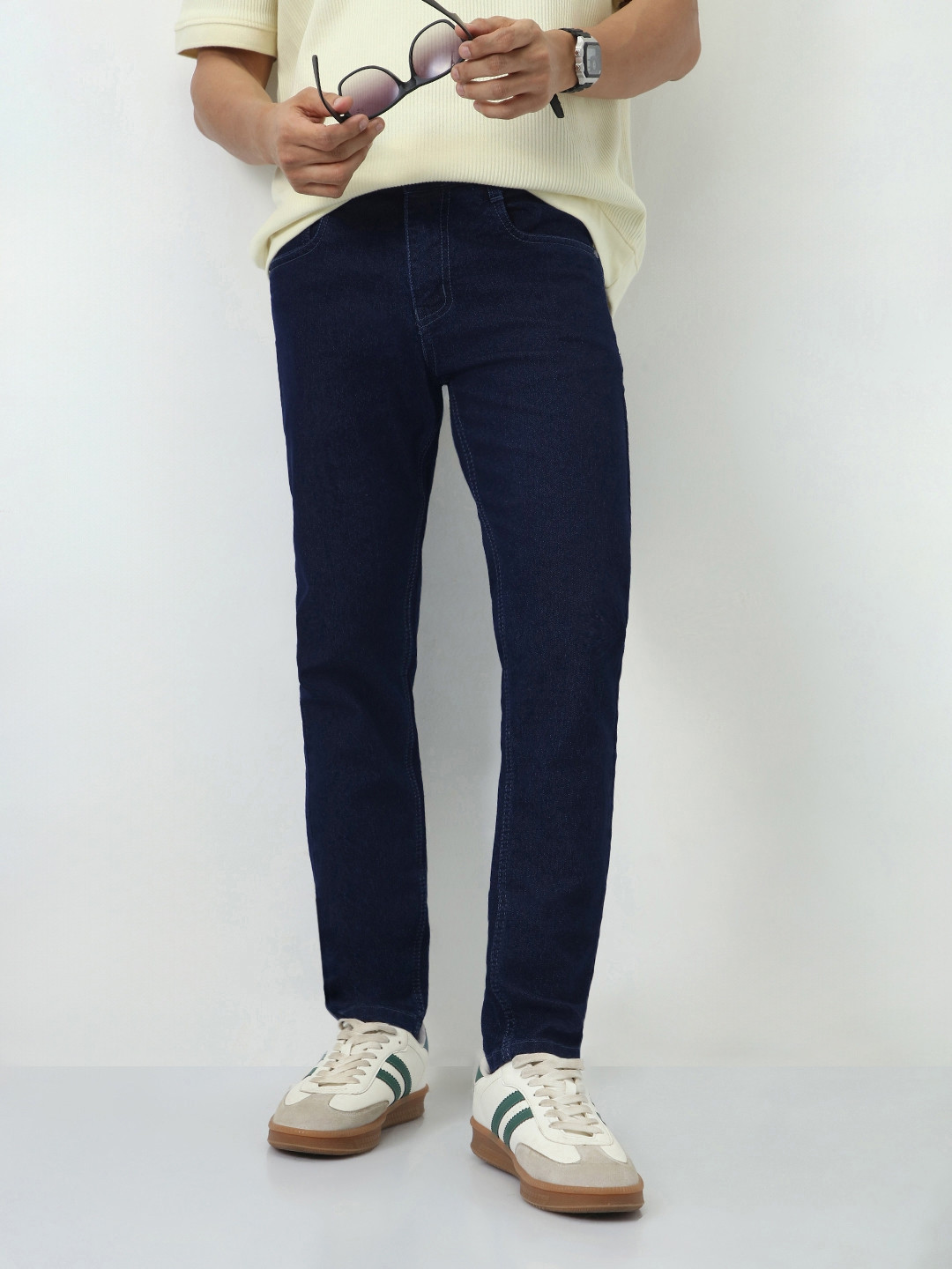 Urbano Fashion Men Blue Slim Fit Stretchable Jeans