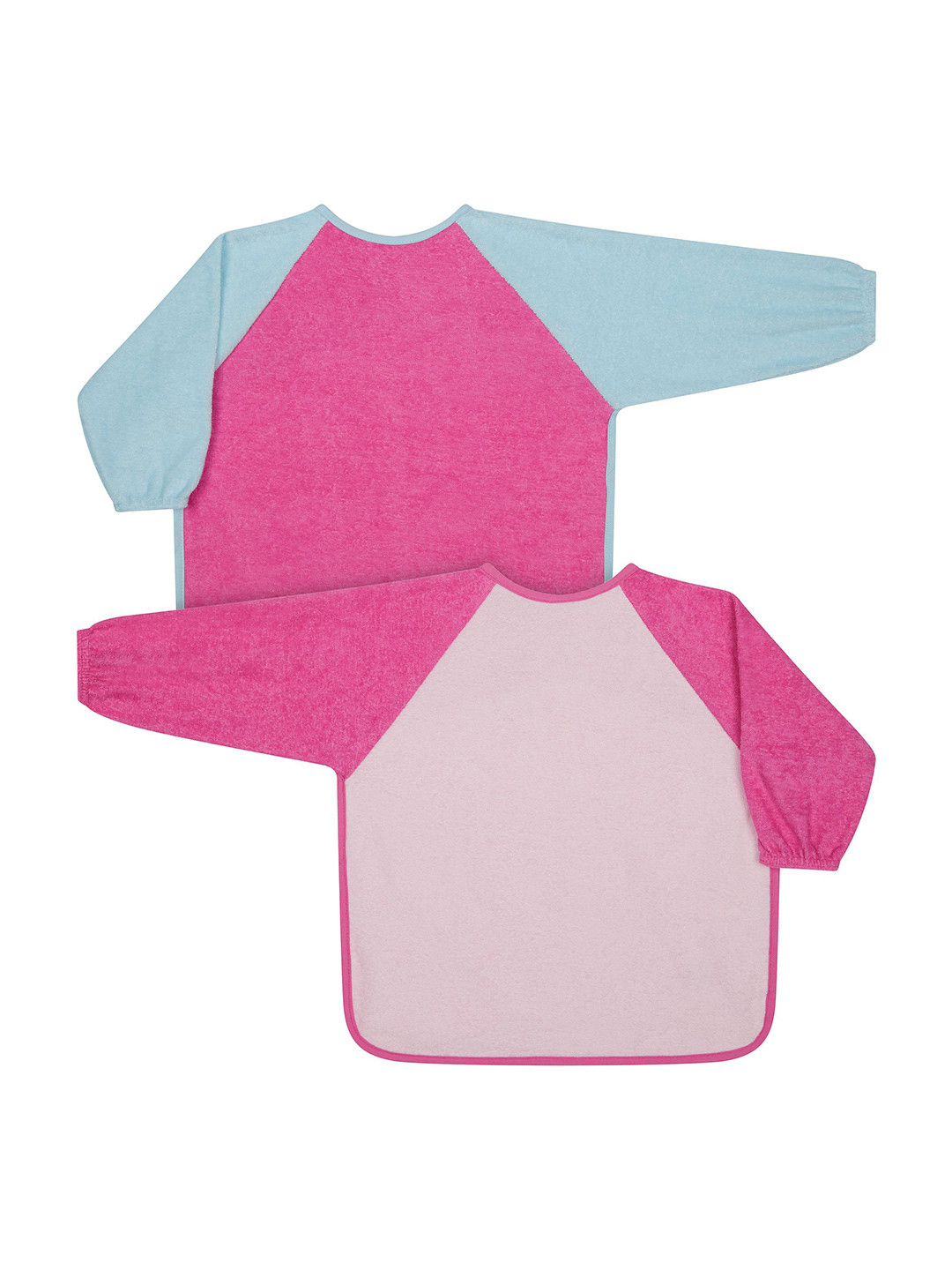 mothercare Infants Pack Of 2 Colorblocked Toddler Bibs