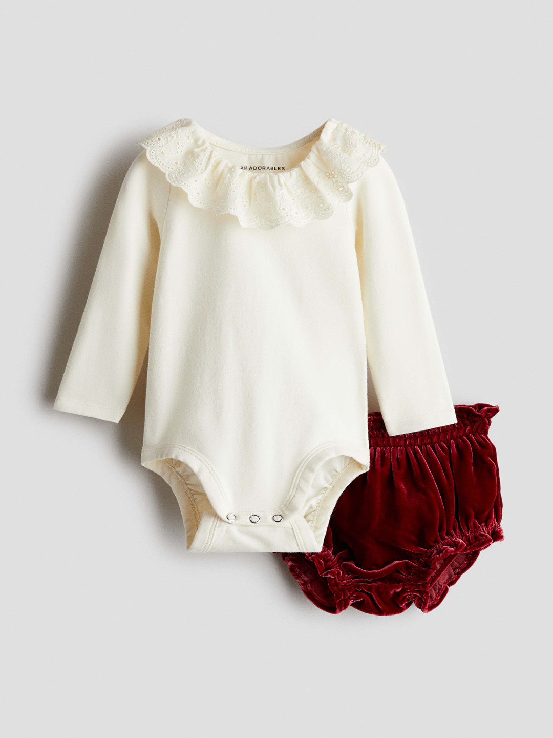 H&M 2-Piece Bodysuit & Bloomers Set