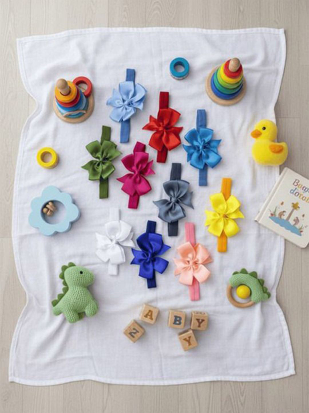 Krelin Girls Set Of 10 Bow Hairbands